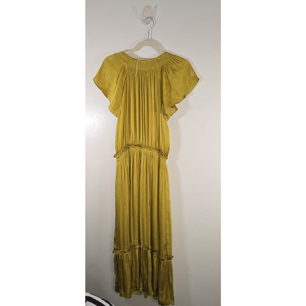 Anthropologie Mustard Yellow Maxi Dress - Picture 3 of 8